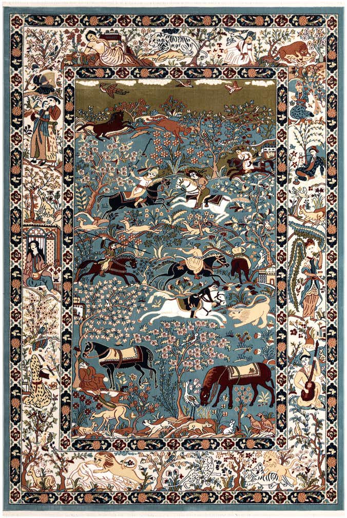 7' 1 x 10' Nain Design Rug