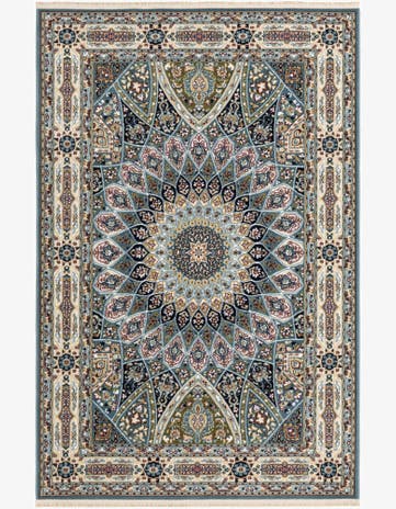 4' x 6' Nain Design Rug