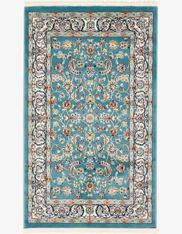 Blue Nain Design Rug