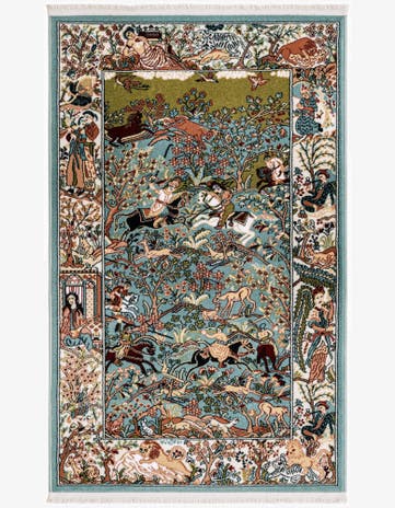 2' 7 x 4' Nain Design Rug