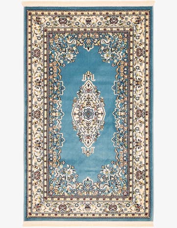 Blue Nain Design Rug