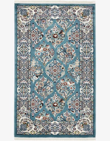 Blue Nain Design Rug