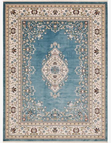 Blue Nain Design Rug