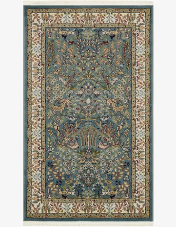 Blue Nain Design Rug