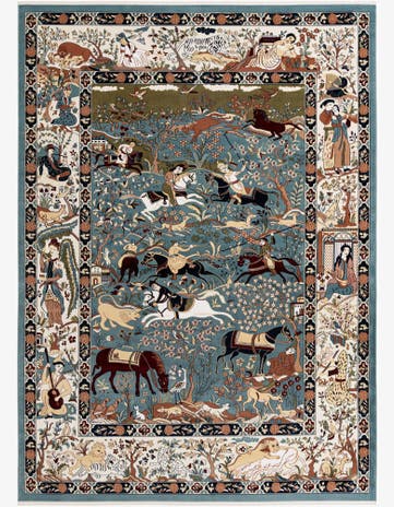 9' x 12' Nain Design Rug