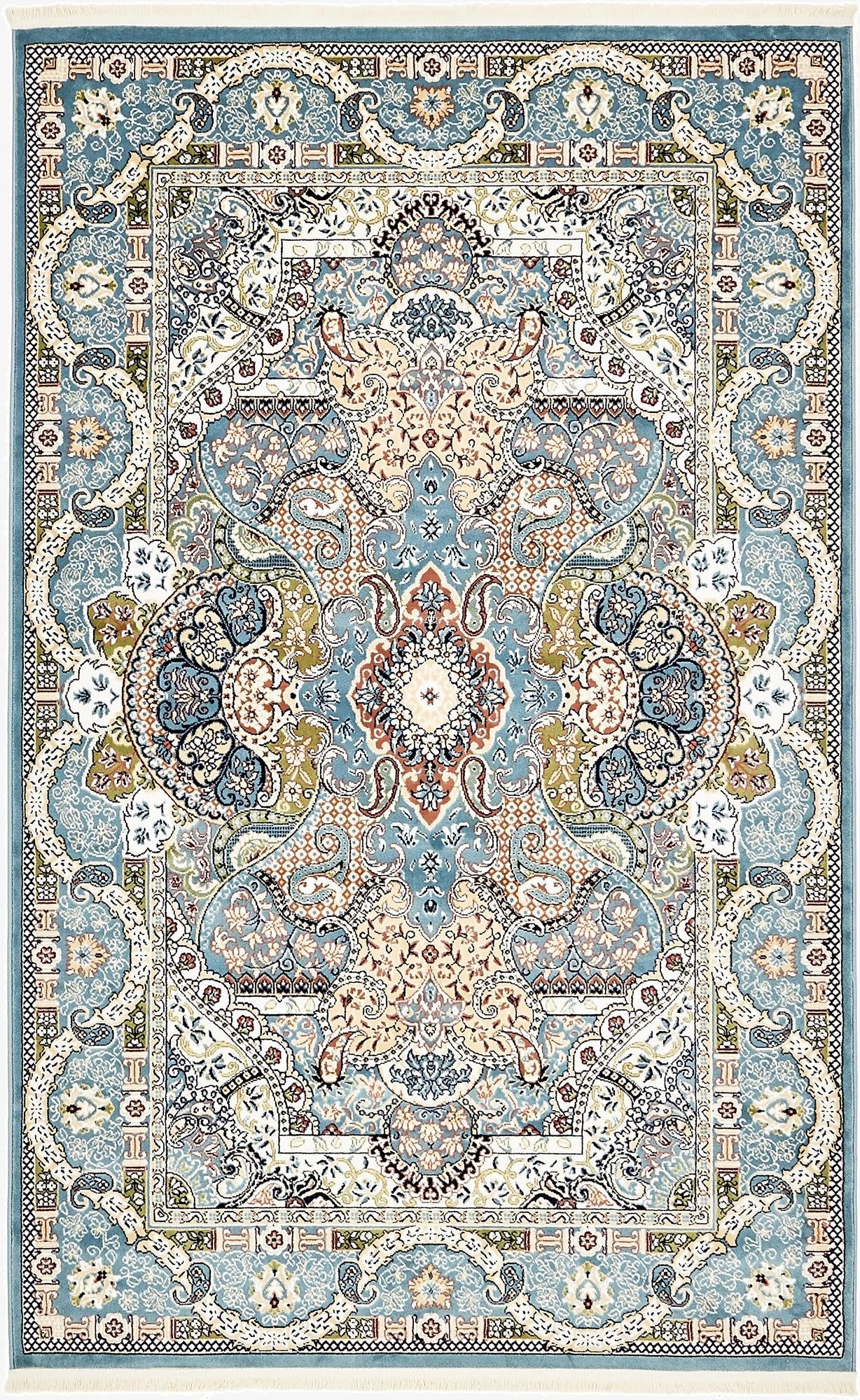 5' 3 x 8' Nain Design Rug
