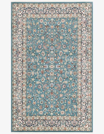 Blue Nain Design Rug