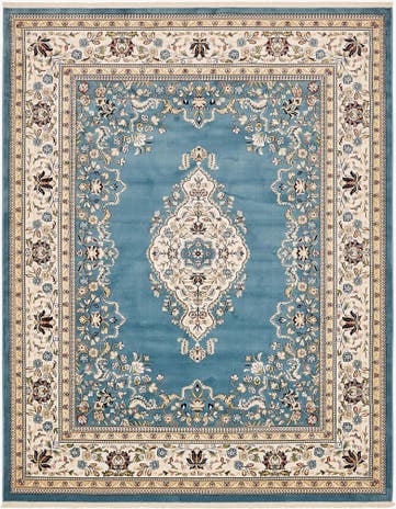 Blue Nain Design Rug