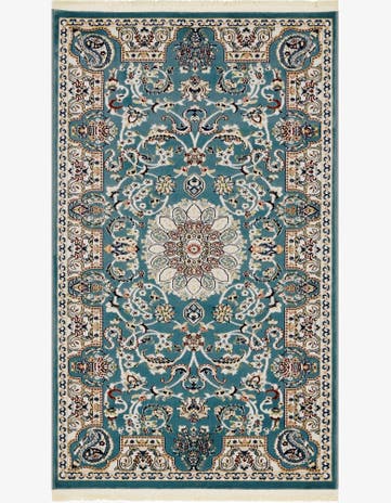 Blue Nain Design Rug