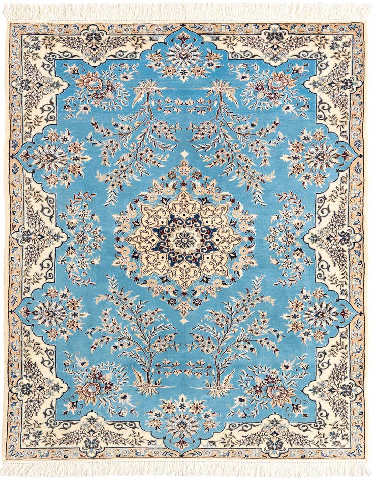 Detail image of 3' 10 x 6' Nain Rug