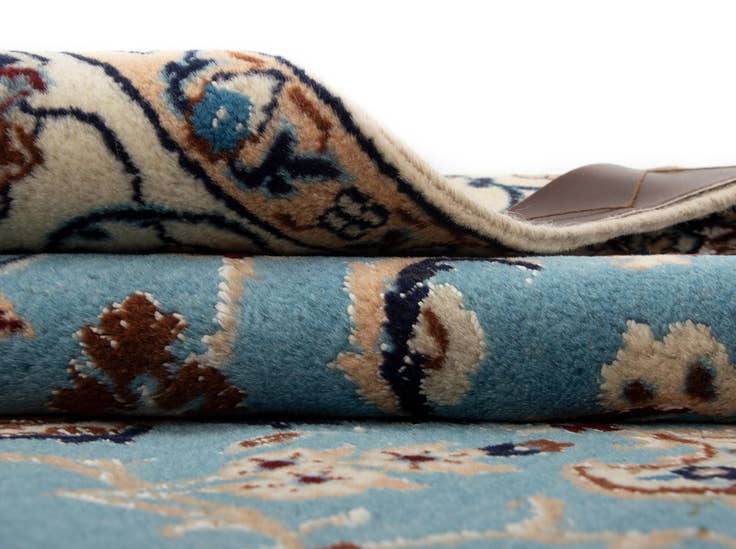 Detail image of 3' 3 x 5' Hand Knotted Nain Persian Rug