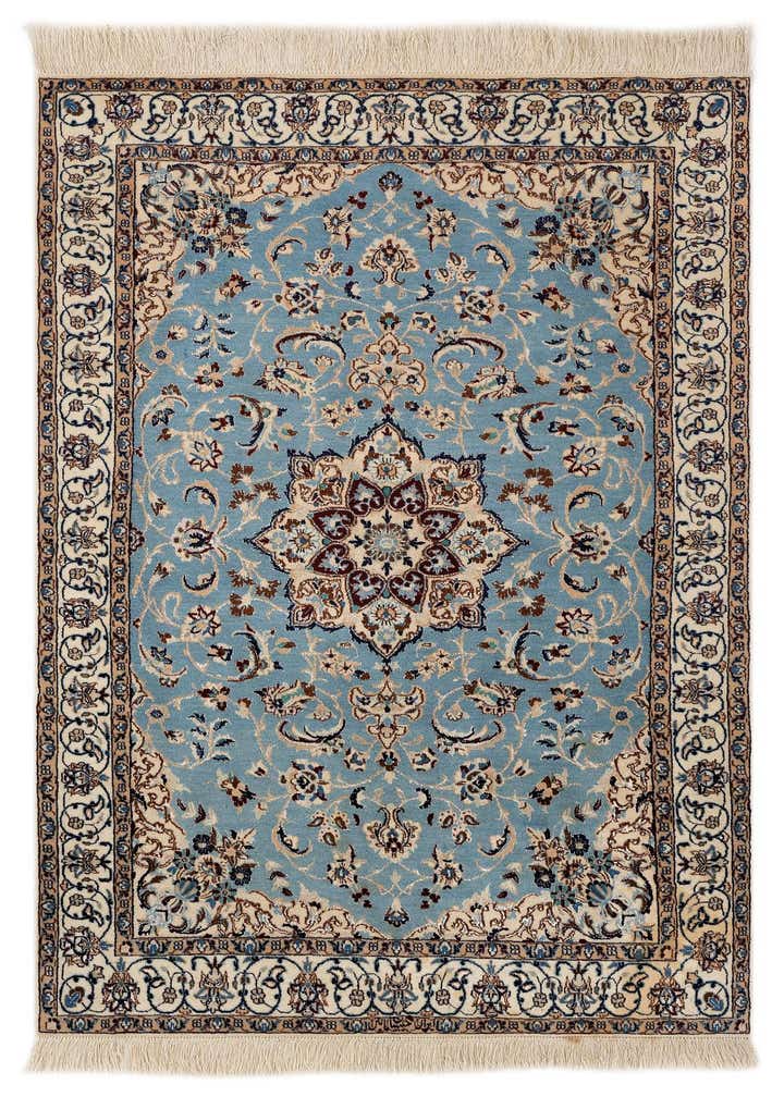3' 3 x 5' Hand Knotted Nain Persian Rug