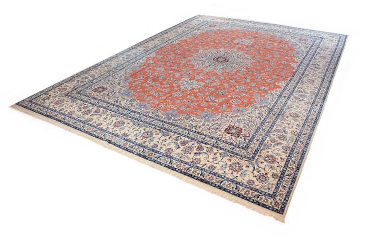 14' 9 x 21' 6 Hand Knotted Nain Persian Rug