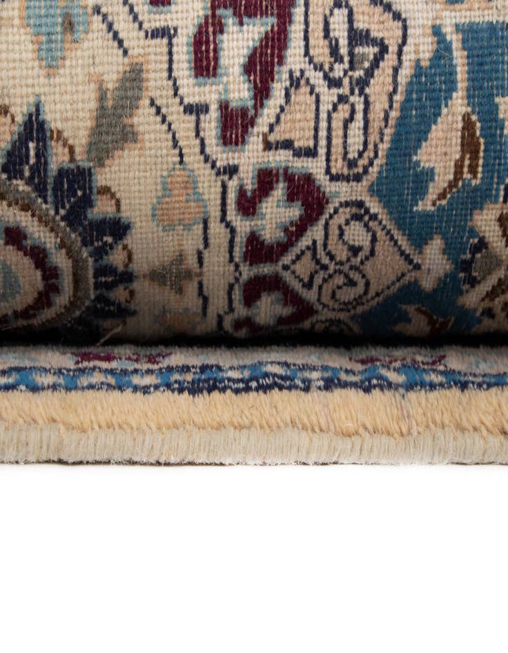 Detail image of 3' 4 x 4' 2  Hand Knotted Nain Persian Wool Rug