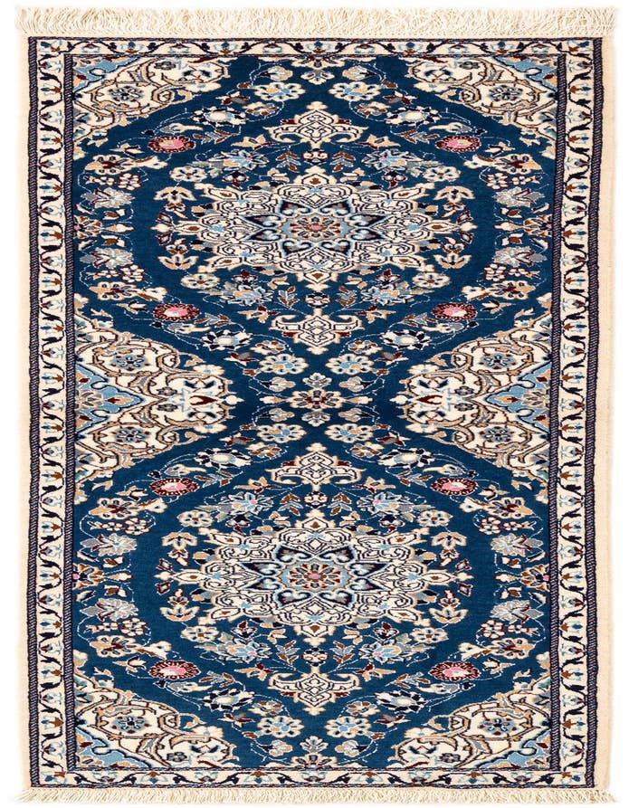 Detail image of 1' 8 x 4' 10 Hand Knotted Nain Rug