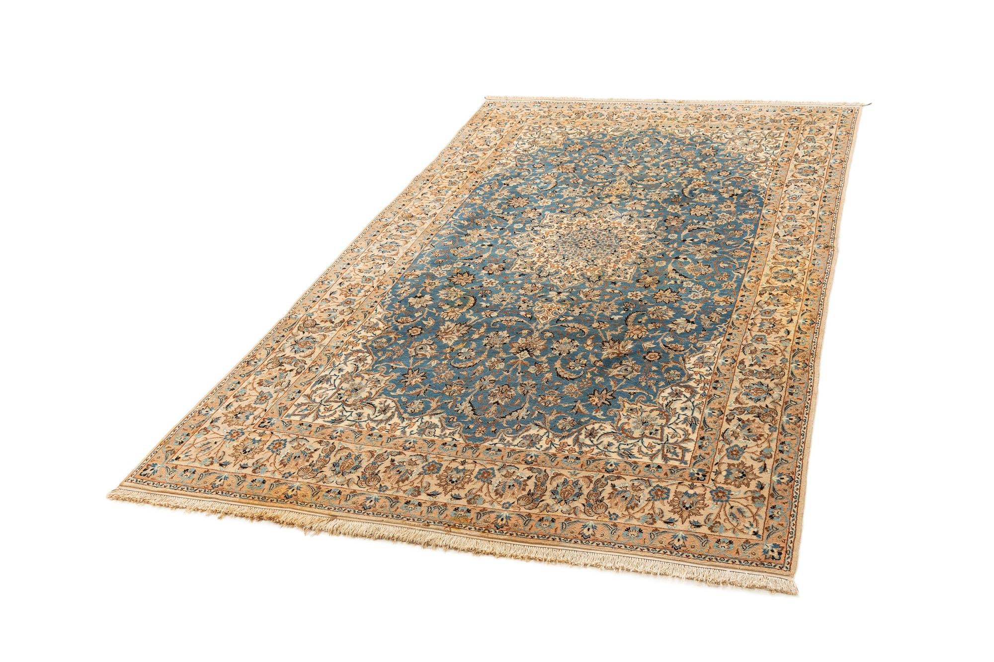 5' 4 x 9' 6 Hand Knotted Nain Rug