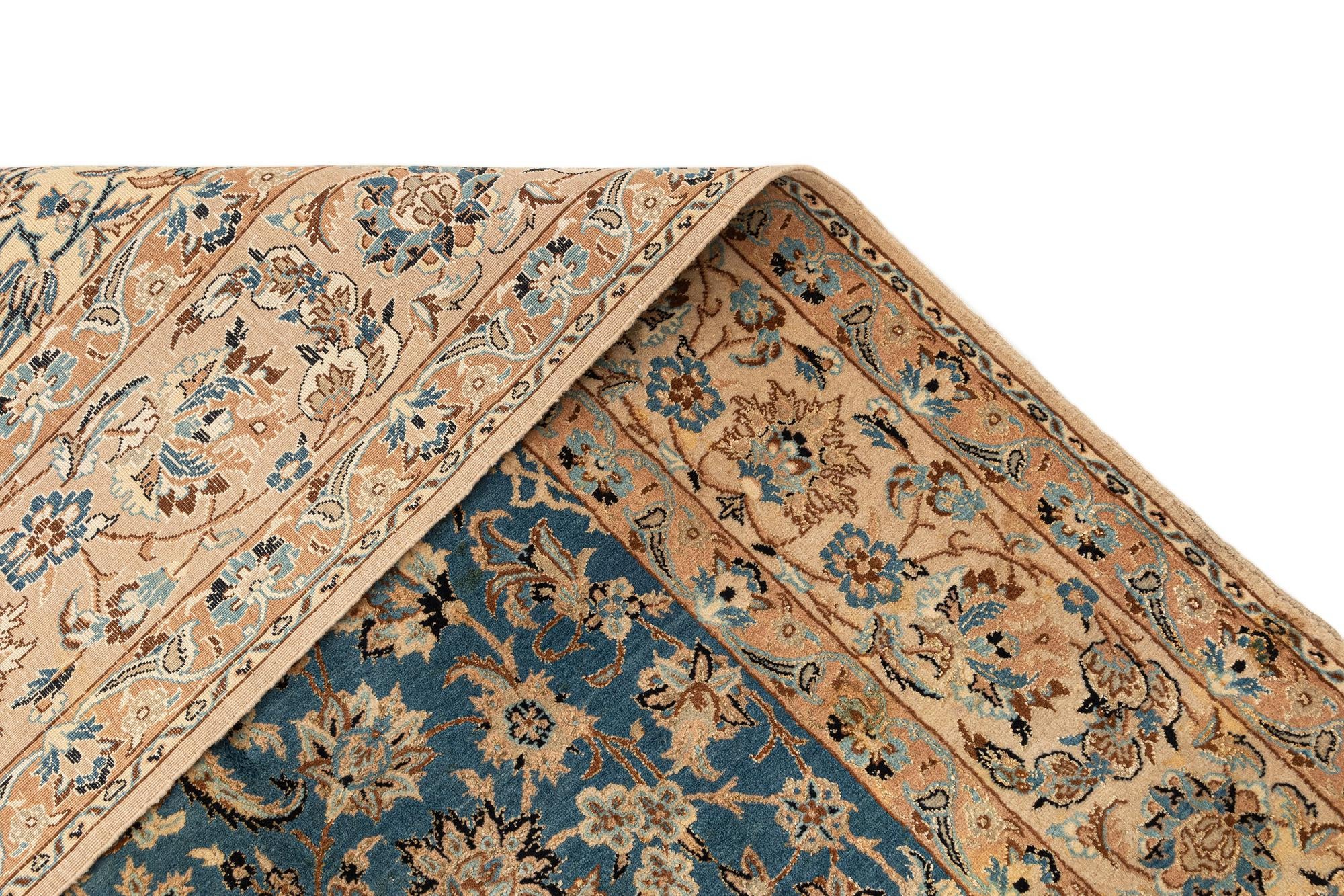 5' 4 x 9' 6 Hand Knotted Nain Rug