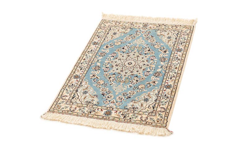 Detail image of 2' x 2' 11 Hand Knotted Nain Rug