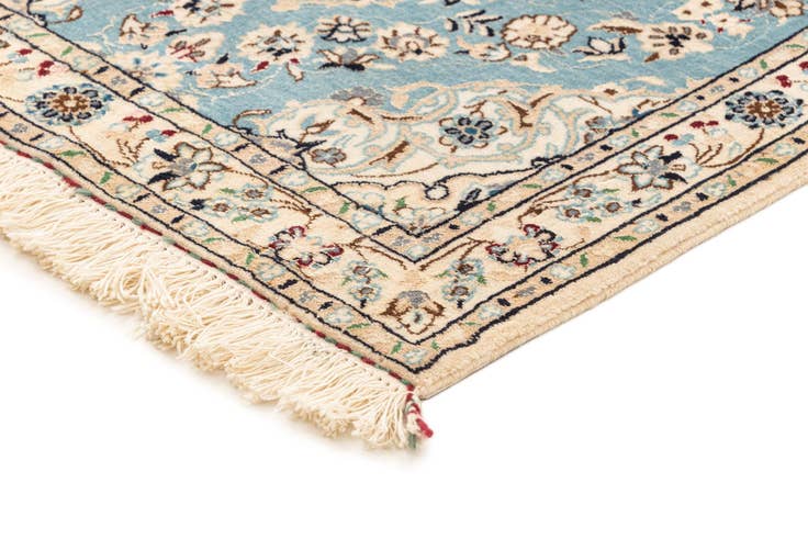 Detail image of 2' x 2' 11 Hand Knotted Nain Rug