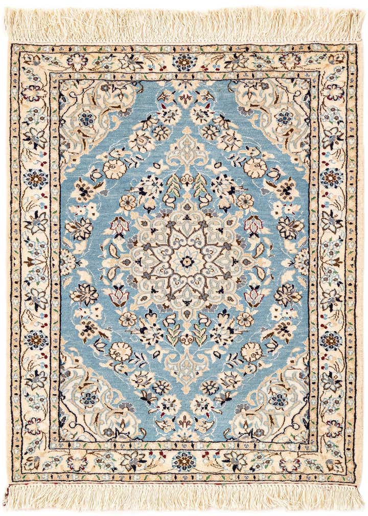 2' x 2' 11 Hand Knotted Nain Rug