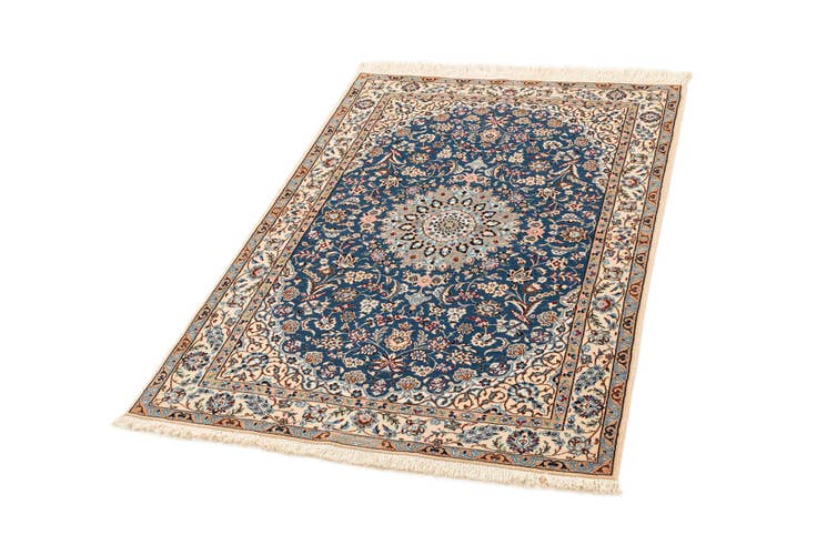 Detail image of 2' 11 x 4' 6 Hand Knotted Nain Rug