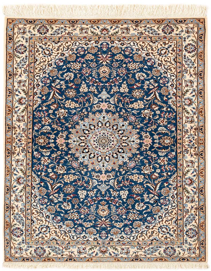 Detail image of 2' 11 x 4' 6 Hand Knotted Nain Rug
