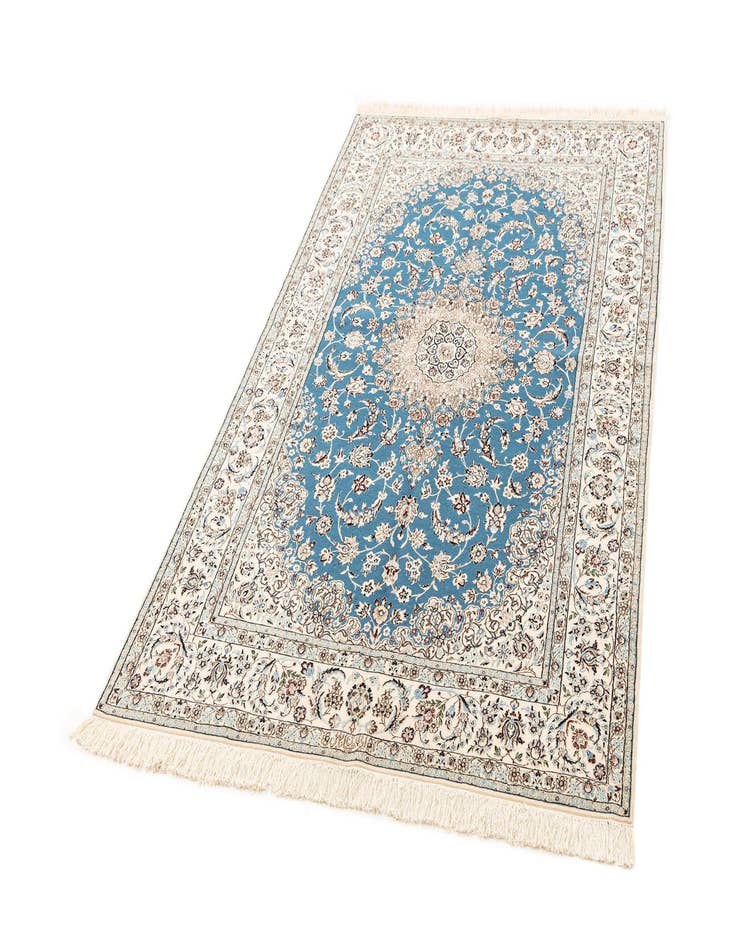 Detail image of 4' 10 x 7' 11 Hand Knotted Nain Rug