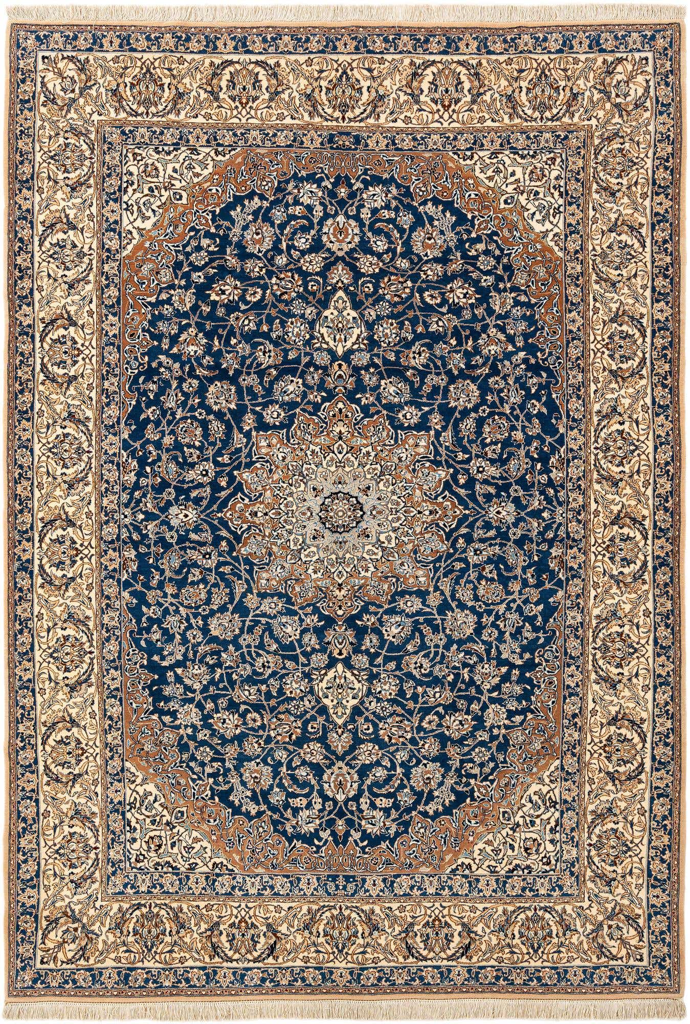 5' 7 x 7' 10 Hand Knotted Nain Rug