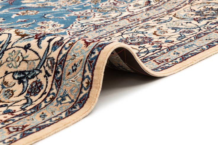 Detail image of 6' 11 x 10' 6 Hand Knotted Nain Rug