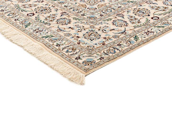 6' 8 x 10' 2 Hand Knotted Nain Rug