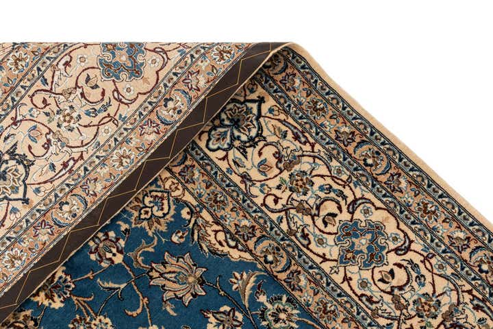 6' x 9' 6 Hand Knotted Nain Rug