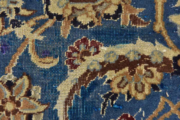 8' x 11' 3 Hand Knotted Nain Persian Rug