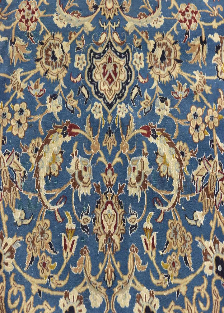8' x 11' 3 Hand Knotted Nain Persian Rug