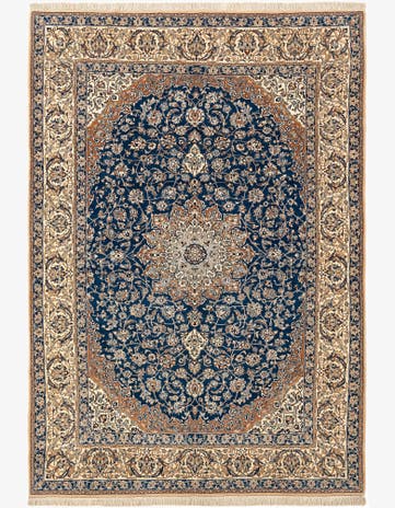 5' 7 x 7' 10 Hand Knotted Nain Rug