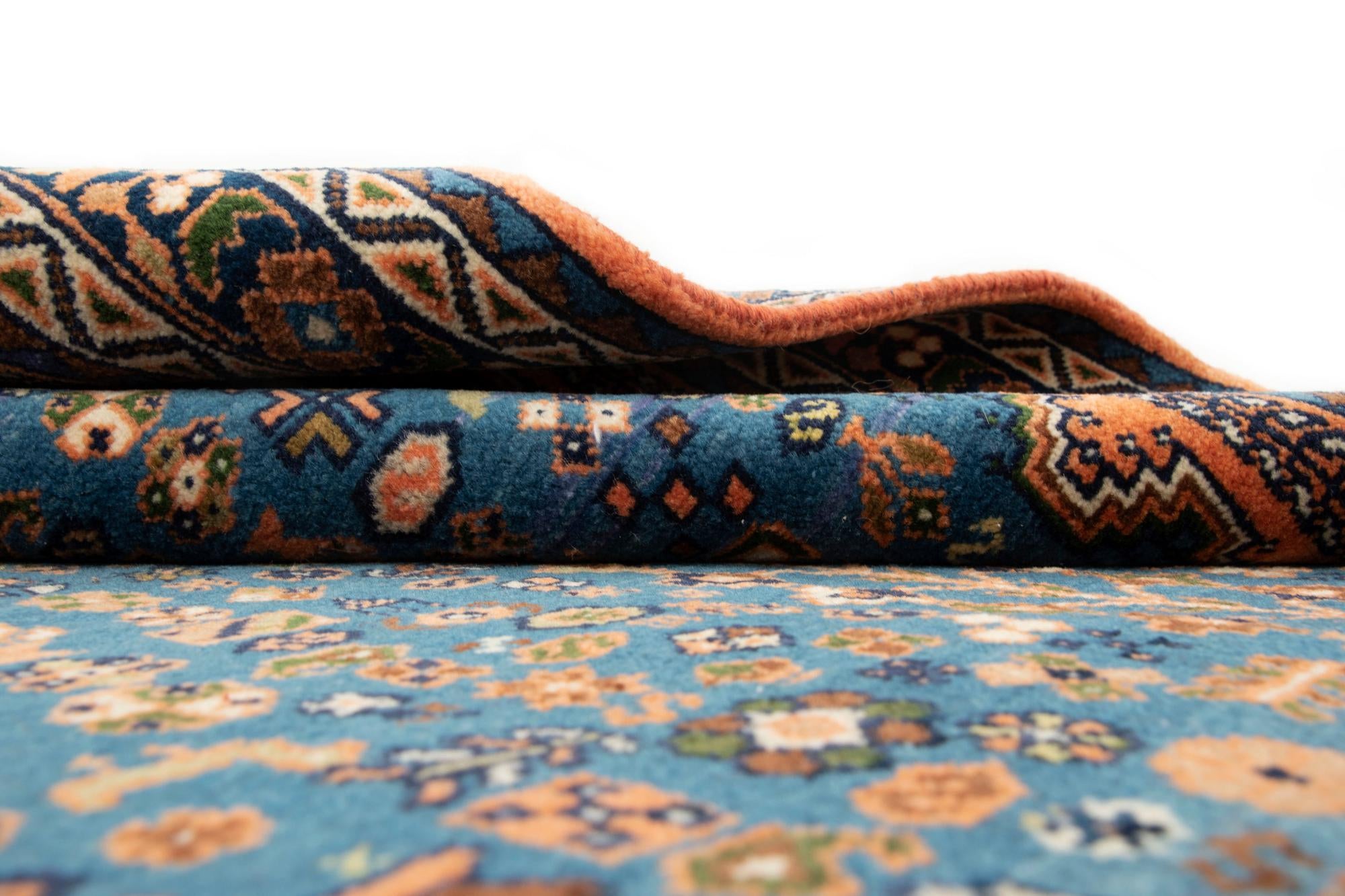 3' 7 x 5' 1 Hand Knotted Nasrabad Persian Wool Rug