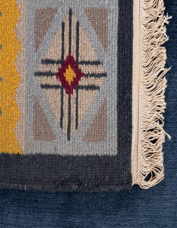 Detail image of 6' 6 x 9' 6  Hand Knotted Nepal Wool Rug