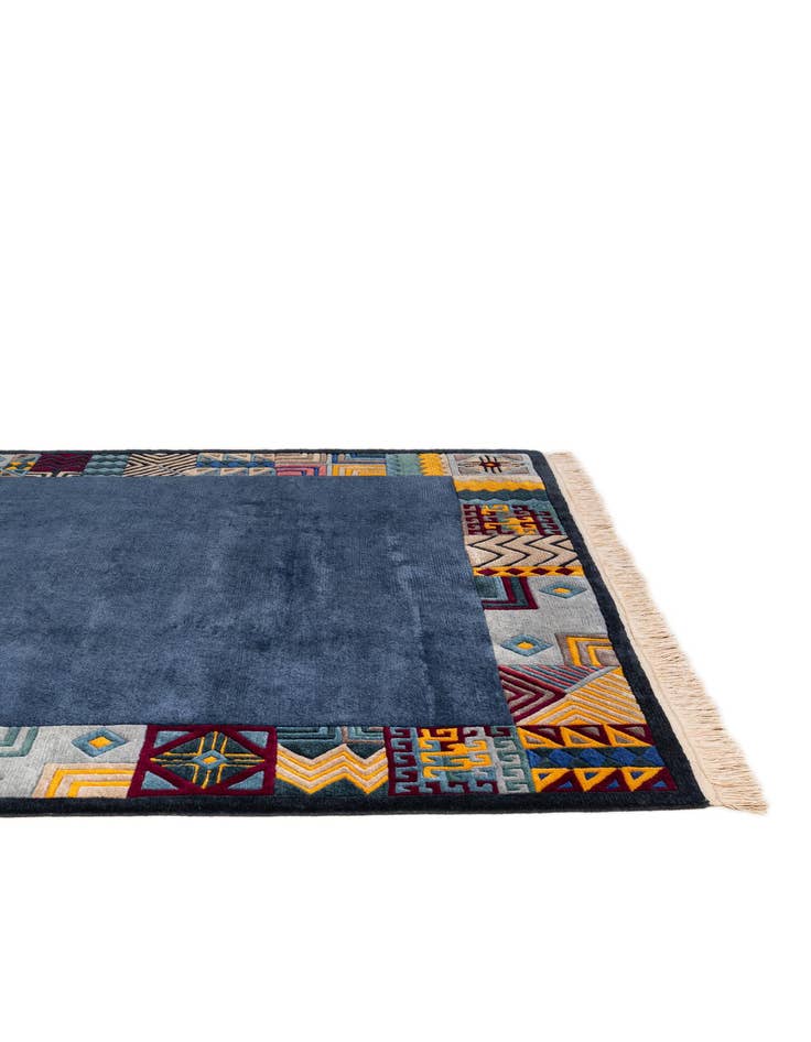 Detail image of 6' 6 x 9' 6  Hand Knotted Nepal Wool Rug