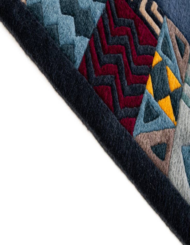 Detail image of 6' 6 x 9' 6  Hand Knotted Nepal Wool Rug