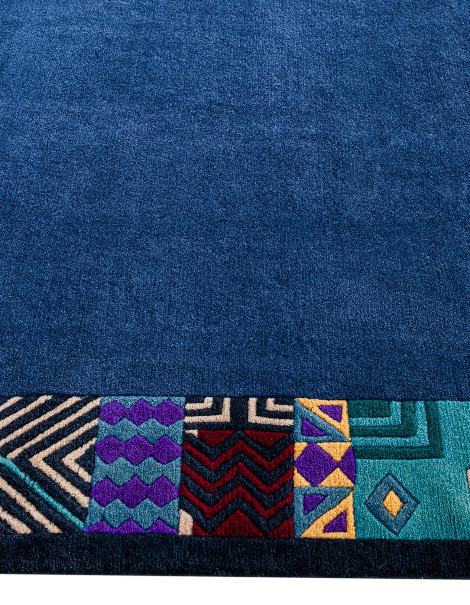 6' 8 x 9' 6 Hand Knotted Nepal Wool Rug