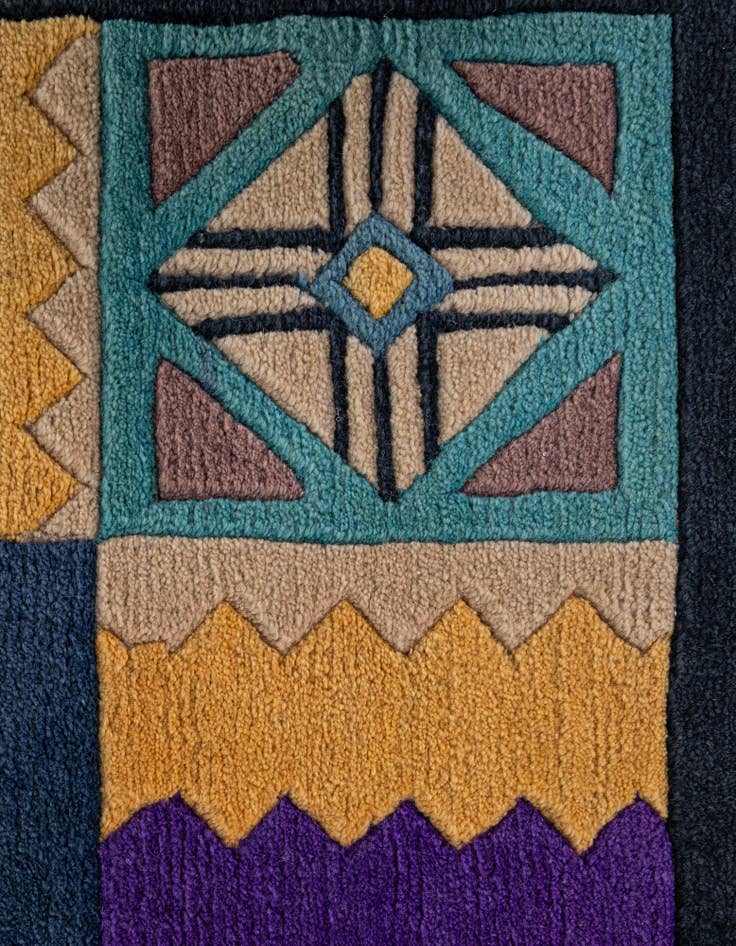 Detail image of 6' 8 x 9' 6  Hand Knotted Nepal Wool Rug