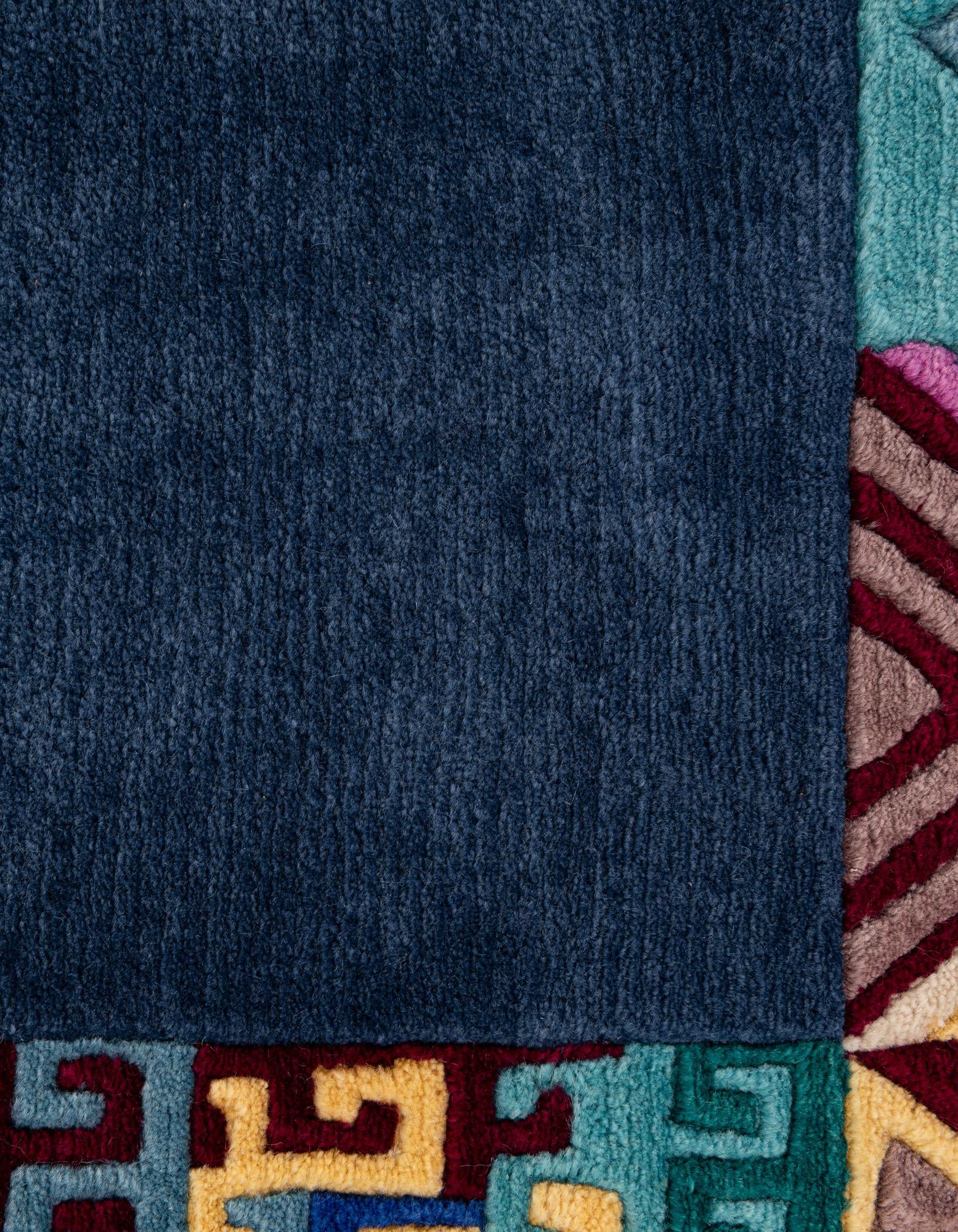 6' 8 x 9' 6 Hand Knotted Nepal Wool Rug