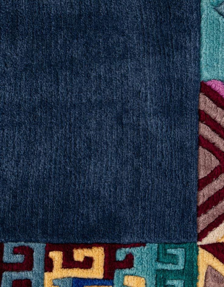 Detail image of 6' 8 x 9' 6  Hand Knotted Nepal Wool Rug