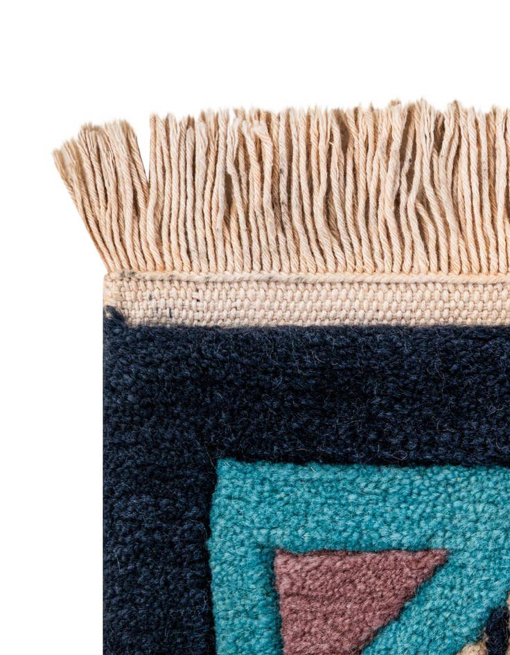 Detail image of 6' 8 x 9' 6  Hand Knotted Nepal Wool Rug