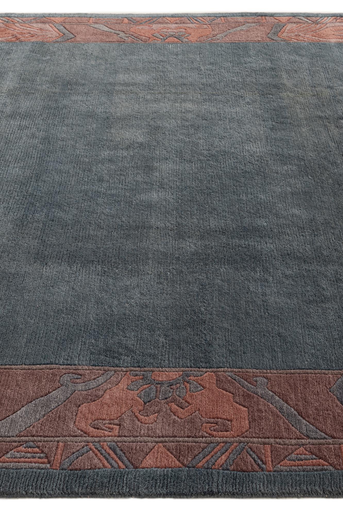 8' 4 x 11' 3 Hand Knotted Nepal Wool Rug