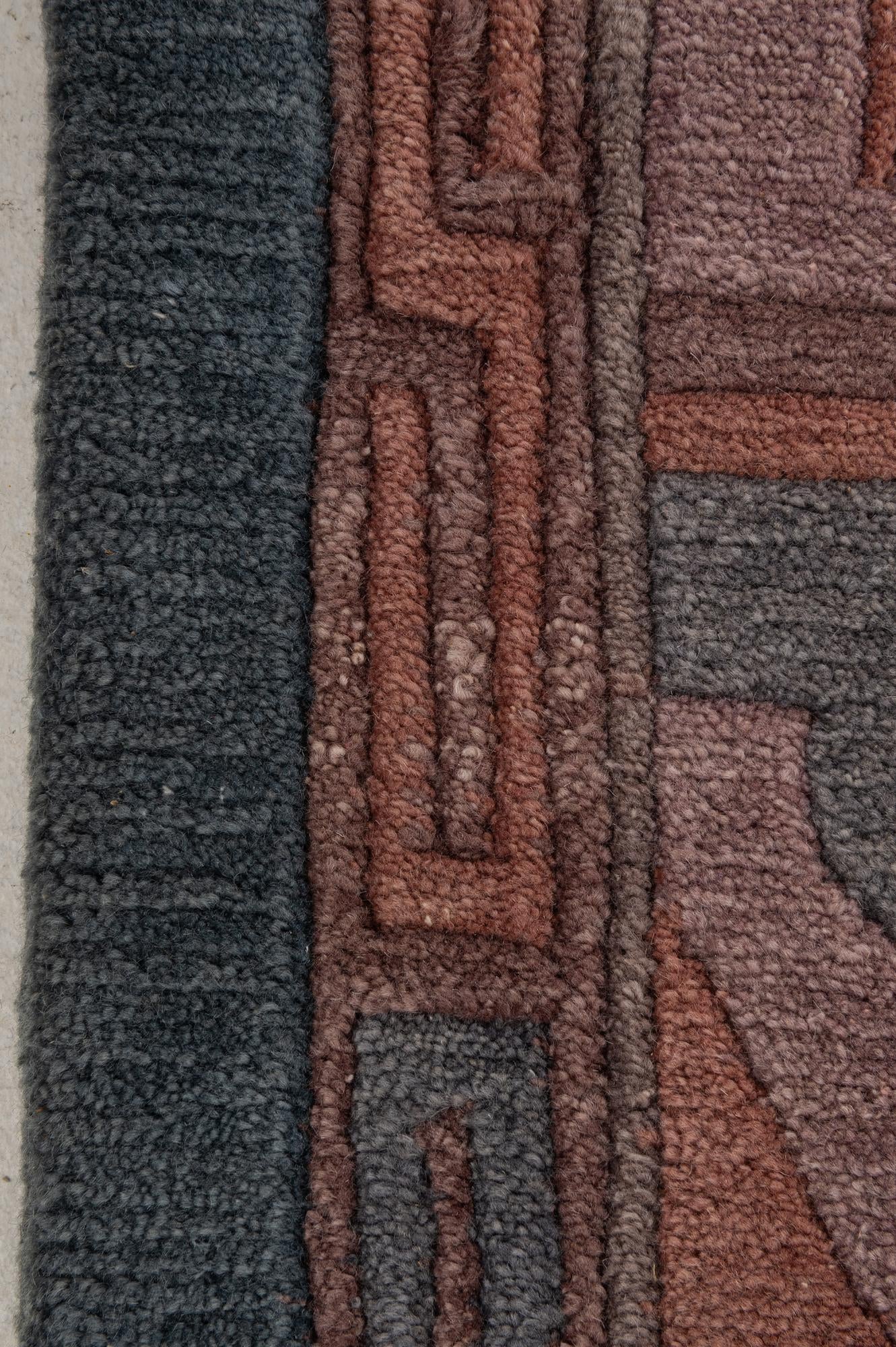 8' 4 x 11' 3 Hand Knotted Nepal Wool Rug