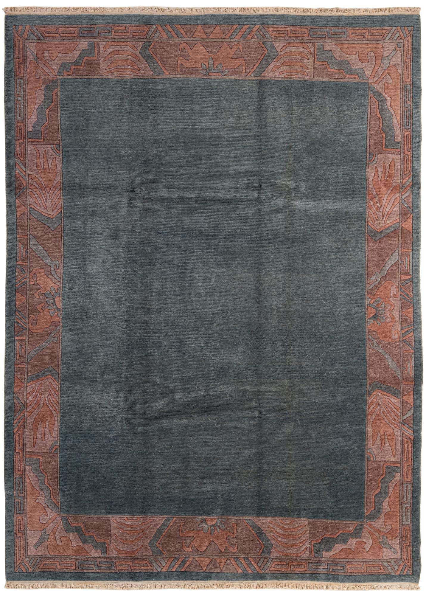 8' 4 x 11' 3 Hand Knotted Nepal Wool Rug