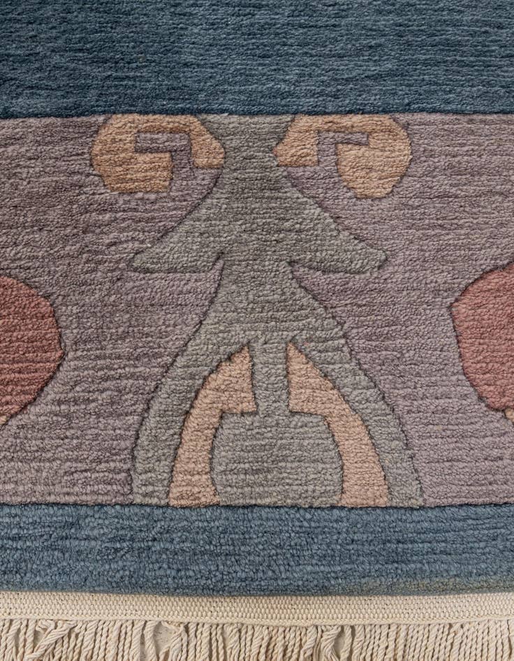 Detail image of 8' 5 x 11' 3  Hand Knotted Nepal Wool Rug
