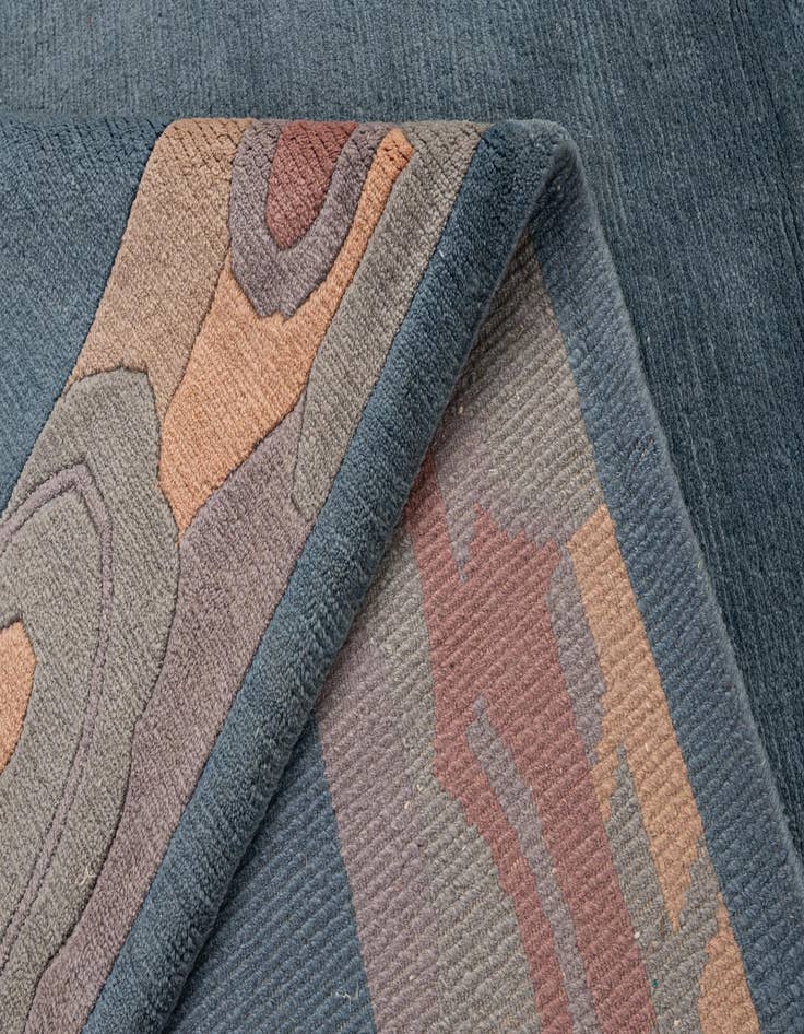 Detail image of 8' 5 x 11' 3  Hand Knotted Nepal Wool Rug