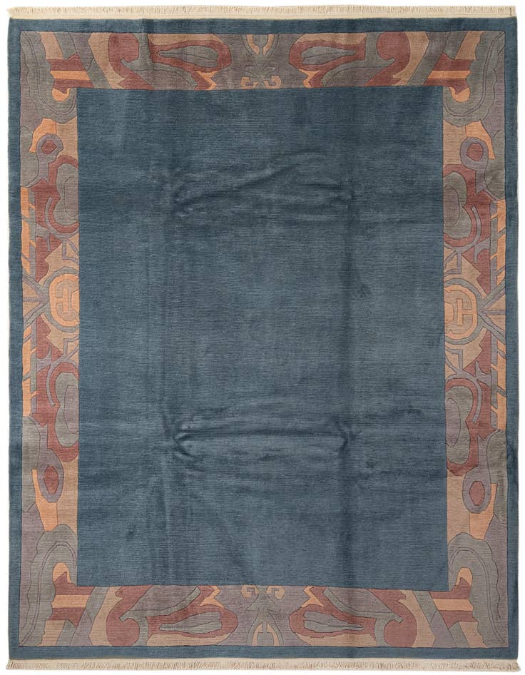 Detail image of 8' 5 x 11' 3 Hand Knotted Nepal Wool Rug