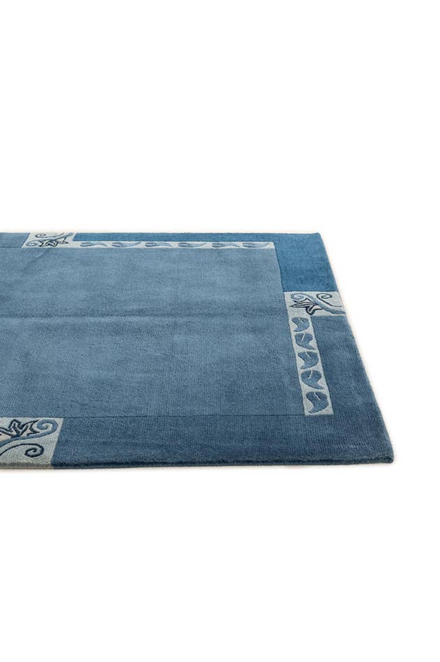 Detail image of 4' 6 x 6' 7 Hand Knotted Nepal Wool Rug